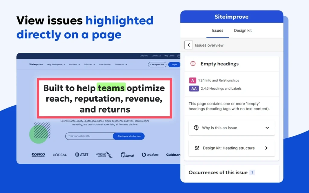 Siteimprove Accessibility Checker