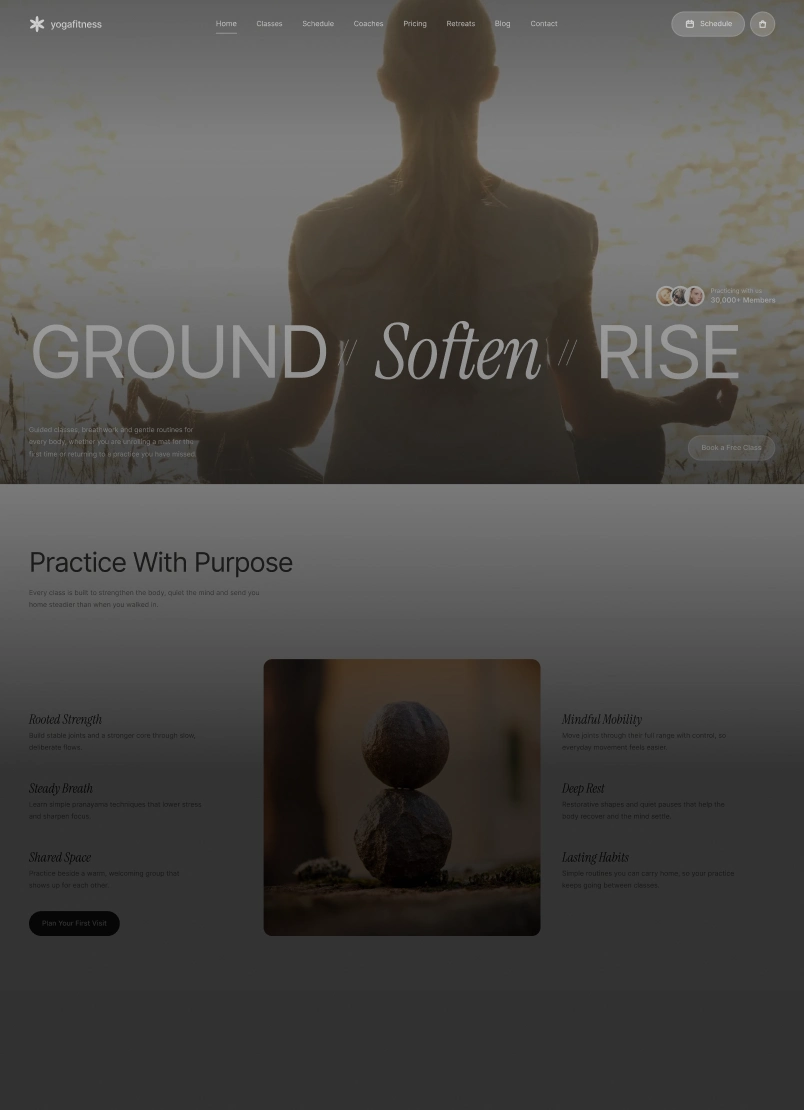 Yoga & Fitness Astro Theme
